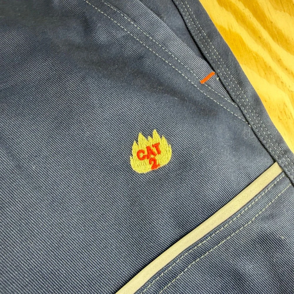 Kontra Winner FR Pants Mens 34/35x34 Navy Blue Flame Resistant ATPV 10 CAT2 Work